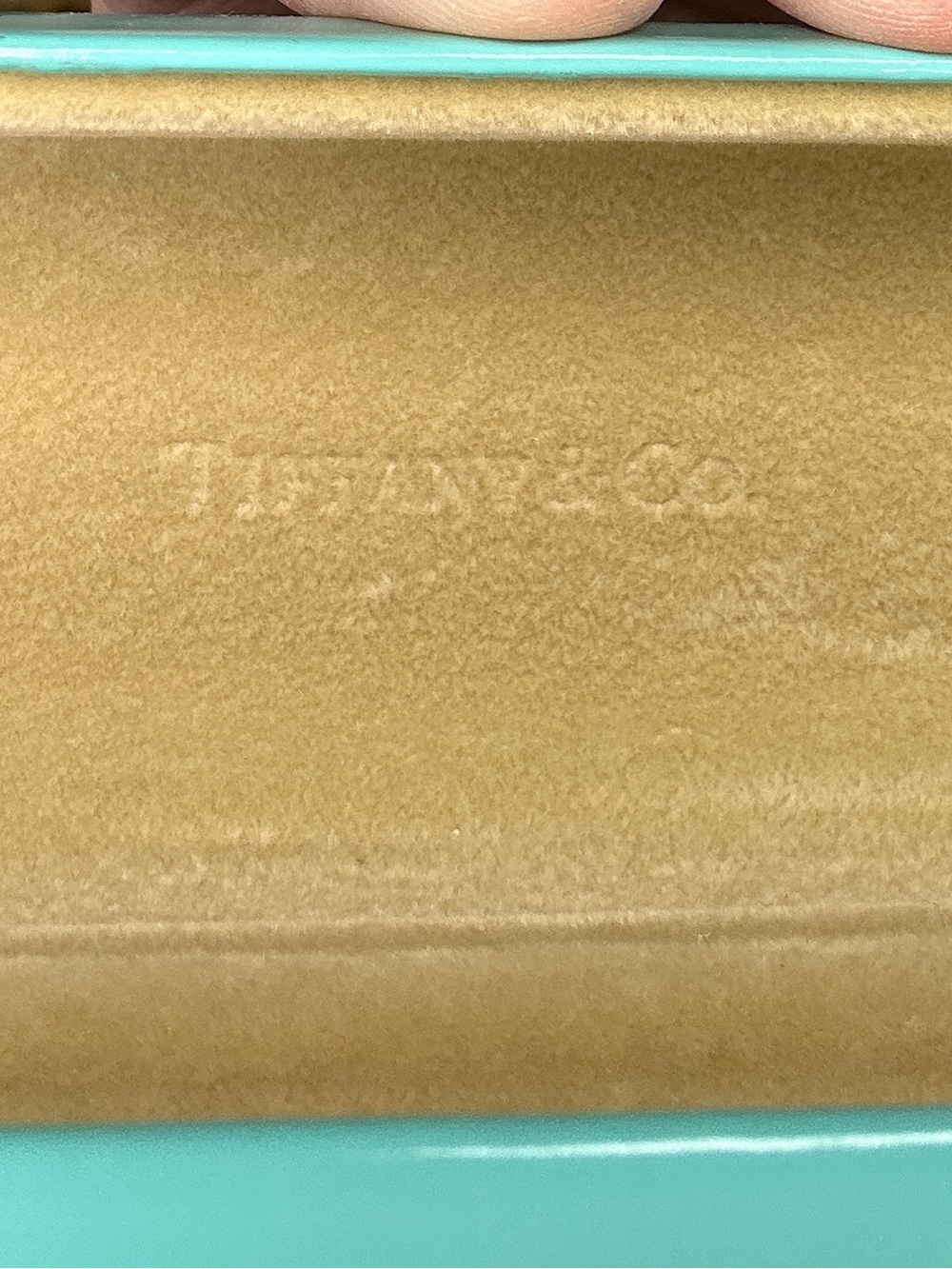 Tiffany & Co. TF1076-B Rimless Crystal Eyeglasses Frames 52□17 135 w/ Case - Picture 5 of 15